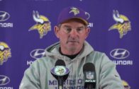 Mike Zimmer speaks on the Minnesota Vikings cutting kicker Blair Walsh