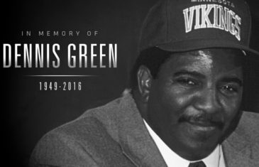 Minnesota Vikings pay tribute to Coach Dennis Green