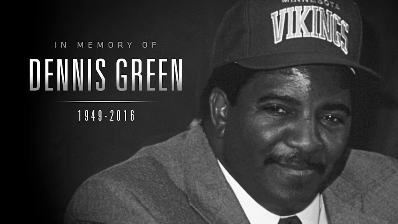 Minnesota Vikings pay tribute to Coach Dennis Green