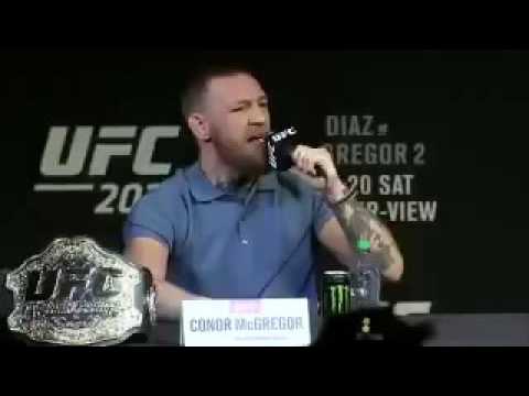 Parody: Conor McGregor warns Donald Trump about building the wall