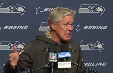 Pete Carroll speaks on the Seahawks controversial win over the Bills