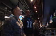 Ron Rivera & the Carolina Panthers show appreciation to the Military