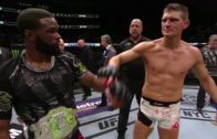 Tyron Woodley & Stephen Thompson Octagon Interview at UFC 205