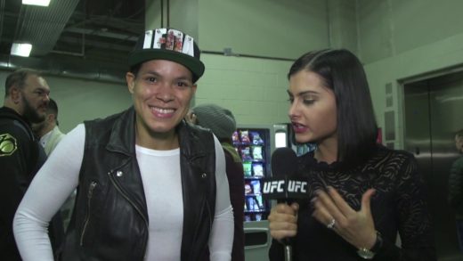 Amanda Nunes backstage UFC 207 interview after beating Ronda Rousey