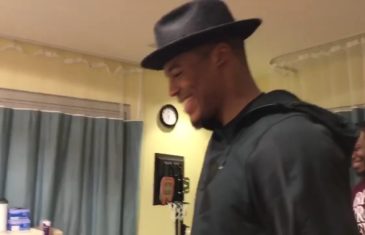 Cam Newton grants Christmas wish for boy with heart condition