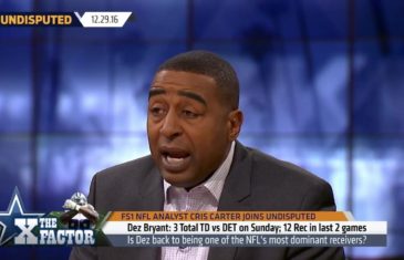 Cris Carter says Dez Bryant’s performance against the Lions doesn’t mean he’s back