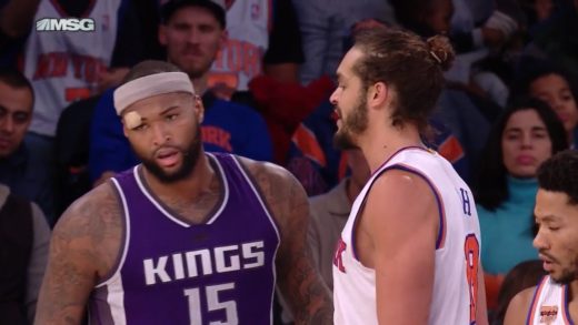 DeMarcus Cousins & Joakim Noah shove each other