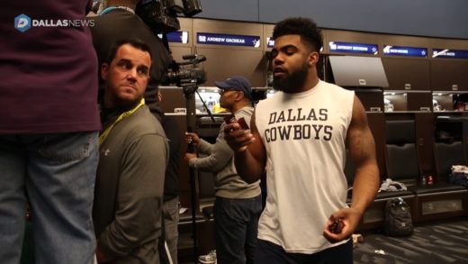 Ezekiel Elliott steals Dak Prescott’s candy but Dak gets payback