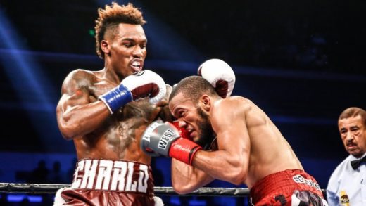 Jermall Charlo knocks out Julian Williams with a vicious upper cut