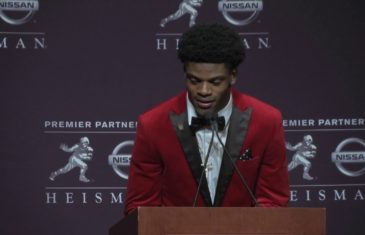 Lamar Jackson’s press conference after winning the 2016 Heisman Trophy