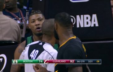 Marcus Smart wanted to fight LeBron James but LeBron laughs him off