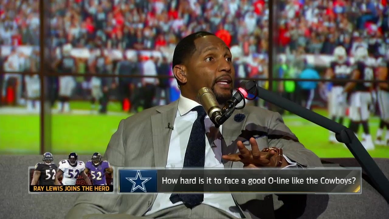 Ray Lewis speaks on how powerful the Dallas Cowboys offensive line is