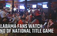 Alabama fan reactions watching the end of the 2017 National Championship