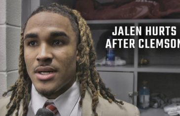 Alabama QB Jalen Hurts speaks on Alabama’s loss to Clemson