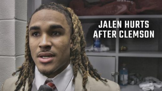 Alabama QB Jalen Hurts speaks on Alabama’s loss to Clemson