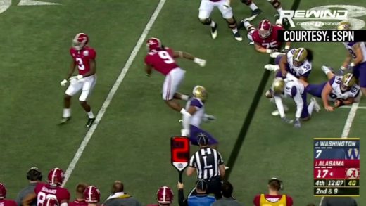 Alabama’s Bo Scarbrough destroys Washington’s defense for 180 yards rushing