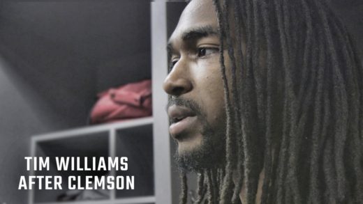 Alabama’s Tim Williams gets emotional speaking on Alabama’s loss to Clemson