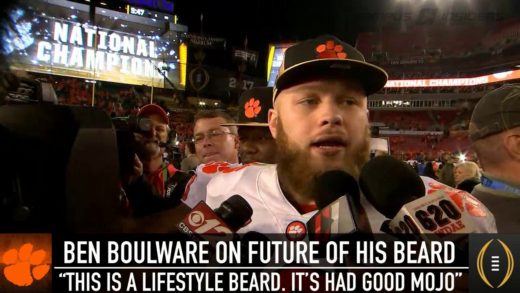 Ben Boulware says “It’s disrespectful” to even ask about shaving his beard