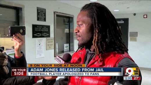 Bengals CB Adam Jones apologizes for being arrested & maintains his innocence