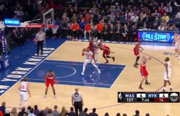 Carmelo Anthony air balls a point blank jump shot