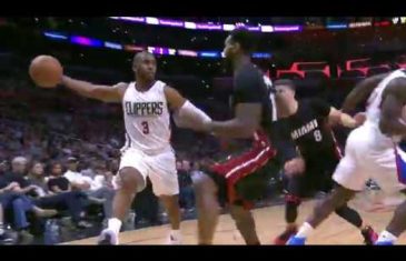 Chris Paul drops a brilliant wrap around pass on Miami