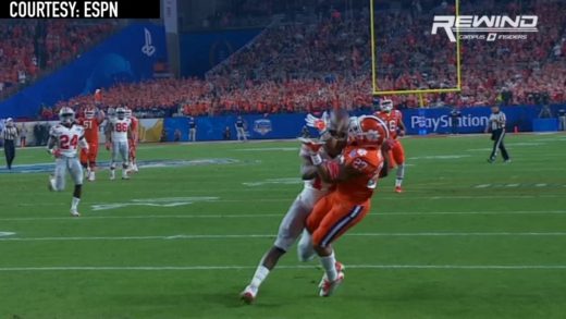 Clemson’s C.J. Fuller makes a beautiful touchdown grab vs. Ohio State