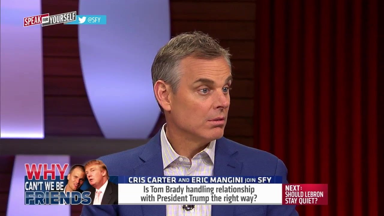 Cris Carter discusses Tom Brady's relationship with Donald Trump on Speak For Yourself