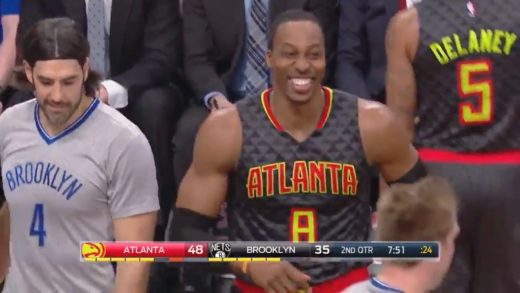 Dwight Howard dabs on Jeremy Lin instead of shaking his hand