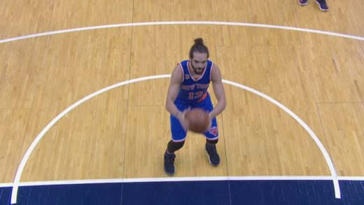 Joakim Noah miserably airballs a free throw