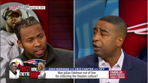 Josh Norman & Cris Carter react to Julian Edelman’s comments on Pittsburgh