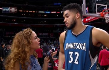 Karl-Anthony Towns says to “Put Some Respeck On His Name”