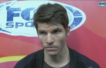 Kyle Korver reacts to being traded to Cleveland