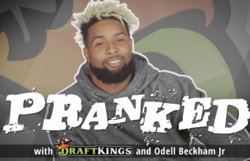 Odell Beckham Jr. pranks Giants fans with fake injury freakout