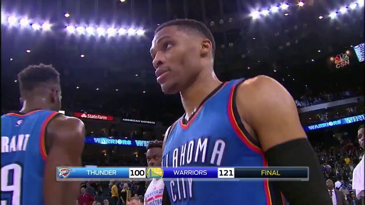 Russell Westbrook tells his teammates not to talk to Kevin Durant (NSFW)