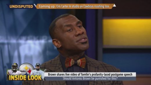 Shannon Sharpe & Skip Bayless react to Antonio Brown live streaming Mike Tomlin