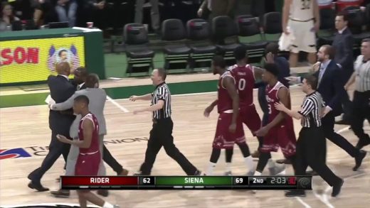 Siena vs Rider fight leads to invisible post-game handshakes