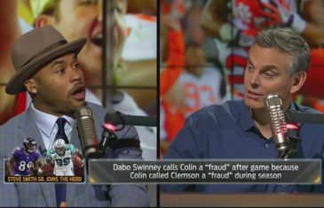 Steve Smith gvies his takes on Colin Cowherd’s “fraud” statements towards Clemson