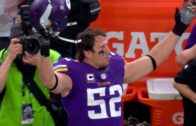 Vikings fans salute Chad Greenway in his possible final game