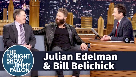 Bill Belichick & Julian Edelman in top form on the Jimmy Fallon show