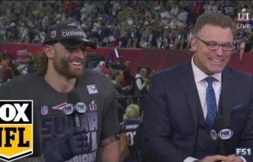 Chris Long shares his Super Bowl win with Howie Long