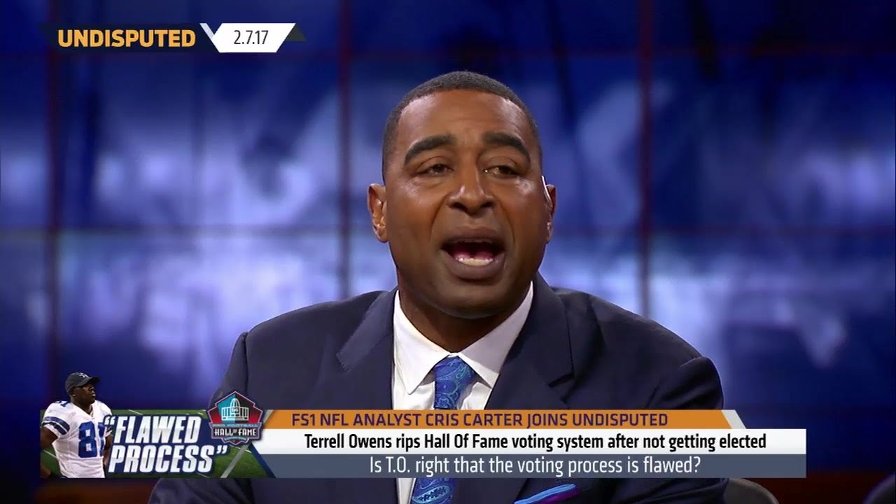 Cris Carter reacts to Terrell Owens not making the Hall of Fame