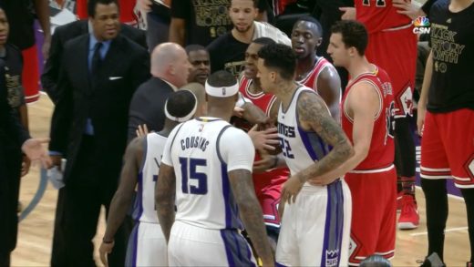 DeMarcus Cousins & Rajon Rondo get into a heated confrontation