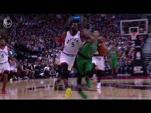 Isaiah Thomas points gun finger at DeMarre Carroll after flagrant foul