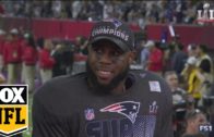 James White talks about his record performance in the Patriots Super Bowl win