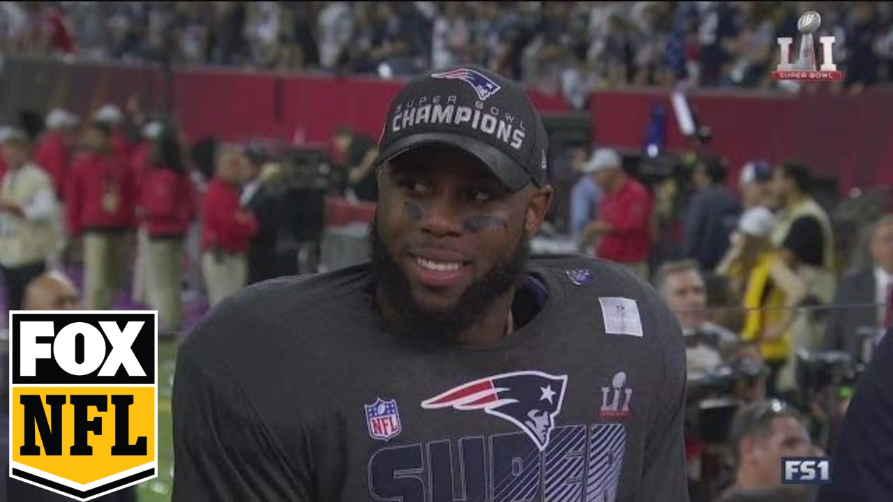 James White talks about his record performance in the Patriots Super Bowl win