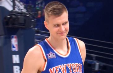 Kristaps Porzingis wins the NBA’s Skill Challenge on All-Star Saturday