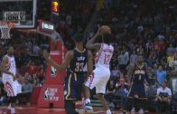Lou Williams hits impossible 3-point shot plus the foul