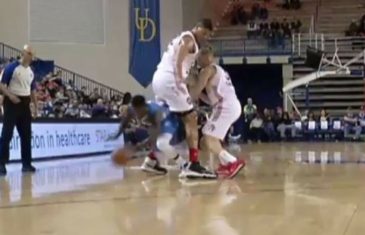 Nate Robinson literally goes through his defenders legs