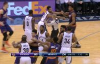 Phoenix Suns & Memphis Grizzlies players break out into a scuffle