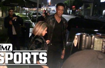 Scottie Pippen gives the paparazzi a death stare over asking where Future is with his wife